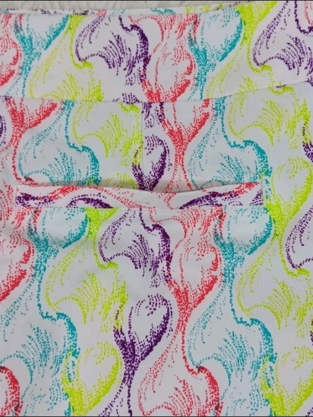 Cutter & Buck Colorful Julia Swirl Pattern Golf DryTec Skirt, Size 10